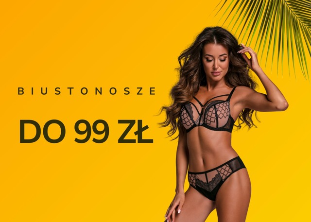 tanie biustonosze od 99zl, a w promocji nawet taniej